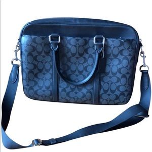 BLACK COACH PERRY SLIM BRIEFCASE